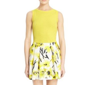 Alice + Olivia Finnigan cotton and cashmere tank